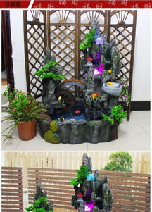 鄭州樹脂假山流水噴泉加濕器工藝品擺件廠家直批，盡顯自然雅趣